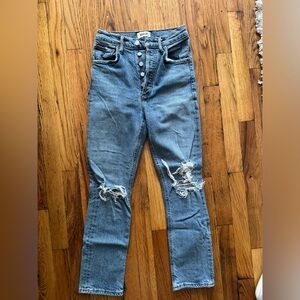 Agolde Riley Cropped Jeans